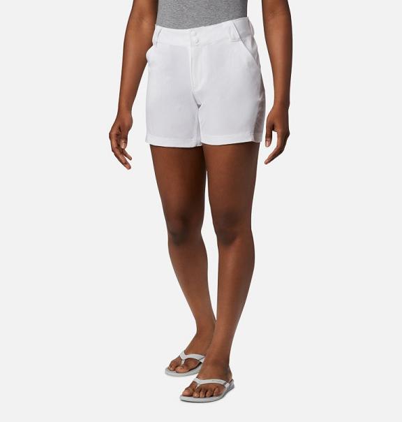 Columbia Coral Point III Shorts White For Women's NZ50431 New Zealand